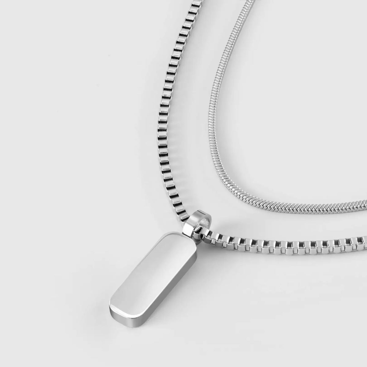 Minimal Pendant Necklace Duo