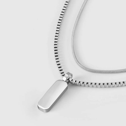 Minimal Pendant Necklace Duo